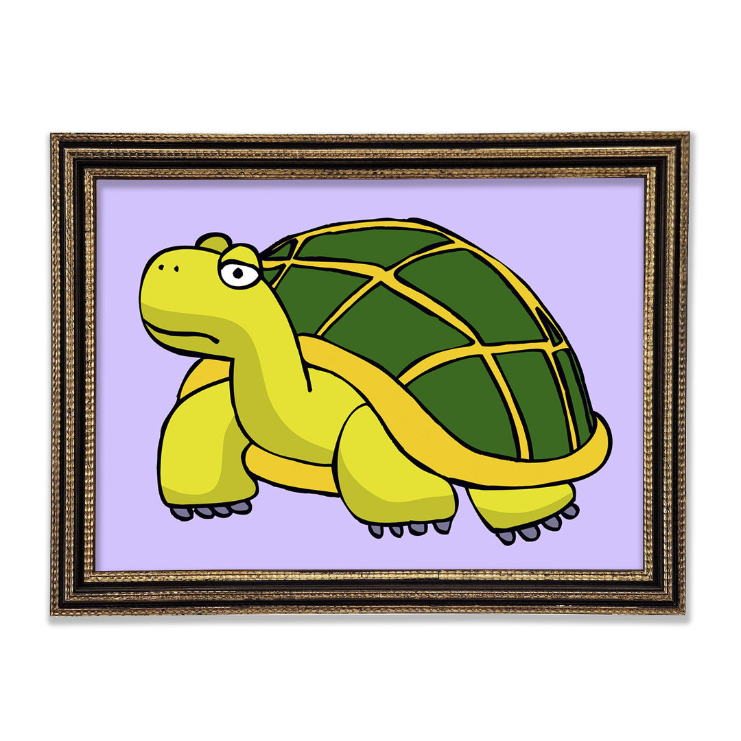 Gerahmtes Wandbild Big Turtle