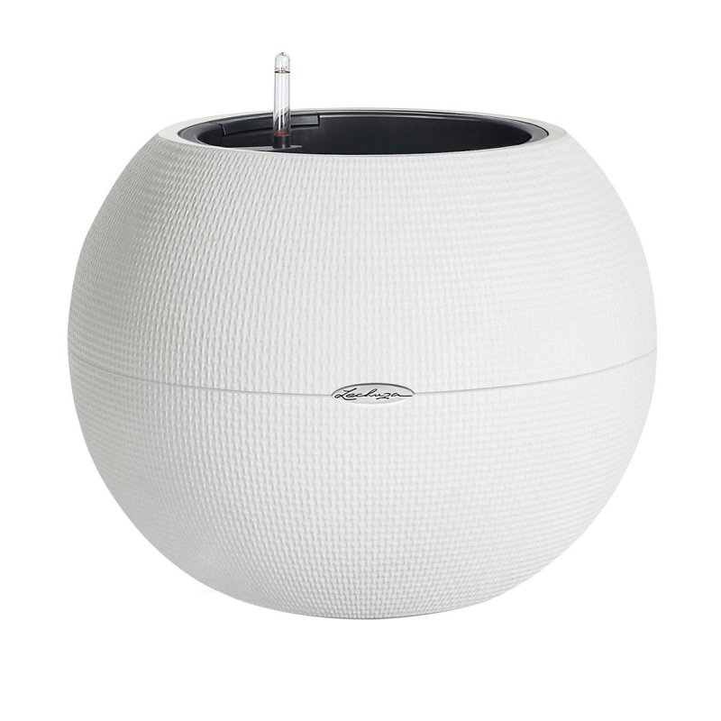 Pot Planter, White, 16 cm H x 20 cm W x 20 cm D