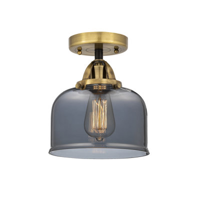 Glass Semi Flush Mount