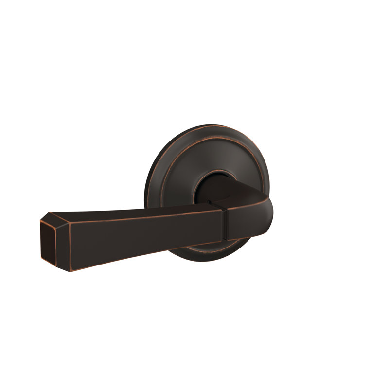 Custom Rivington Lever with Alden Rose Non Turning Dummy Lock, Aged Bronze