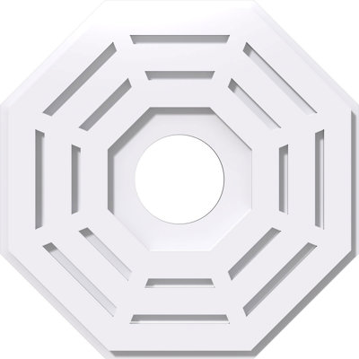 Médaillon de plafond contemporain en PVC Westin
