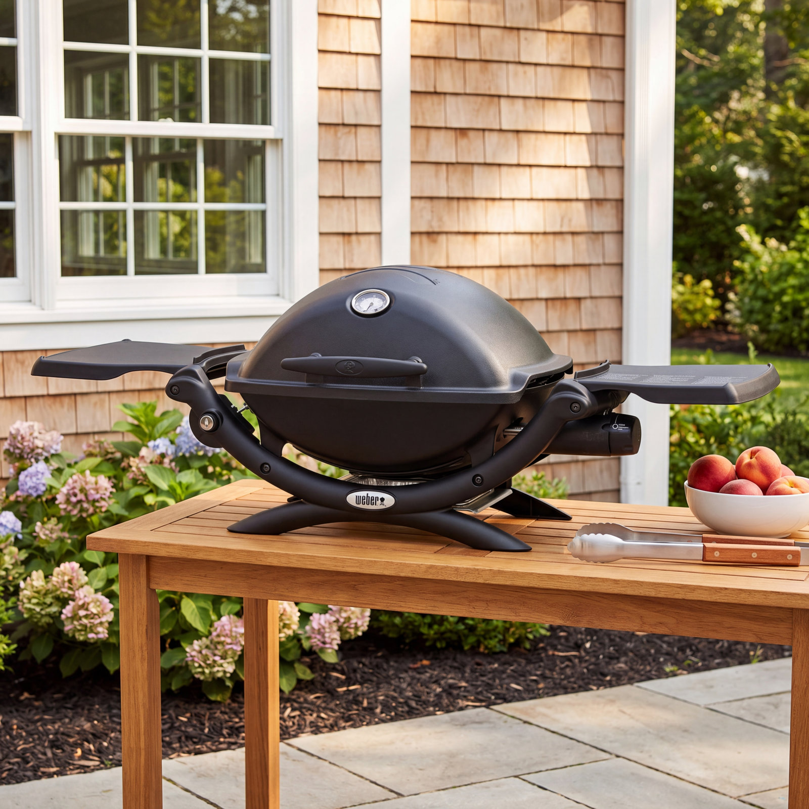 Q® Series Weber Q 1200 Gas Grill, Black