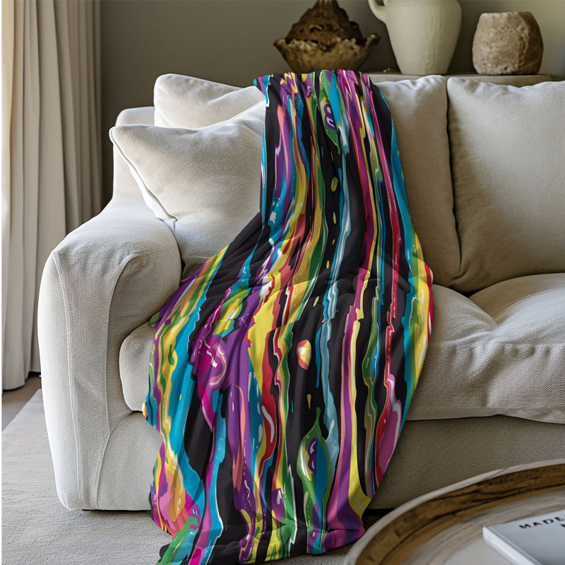 Couverture de sherpa de qualité supérieure 1 pièce, Lit simple