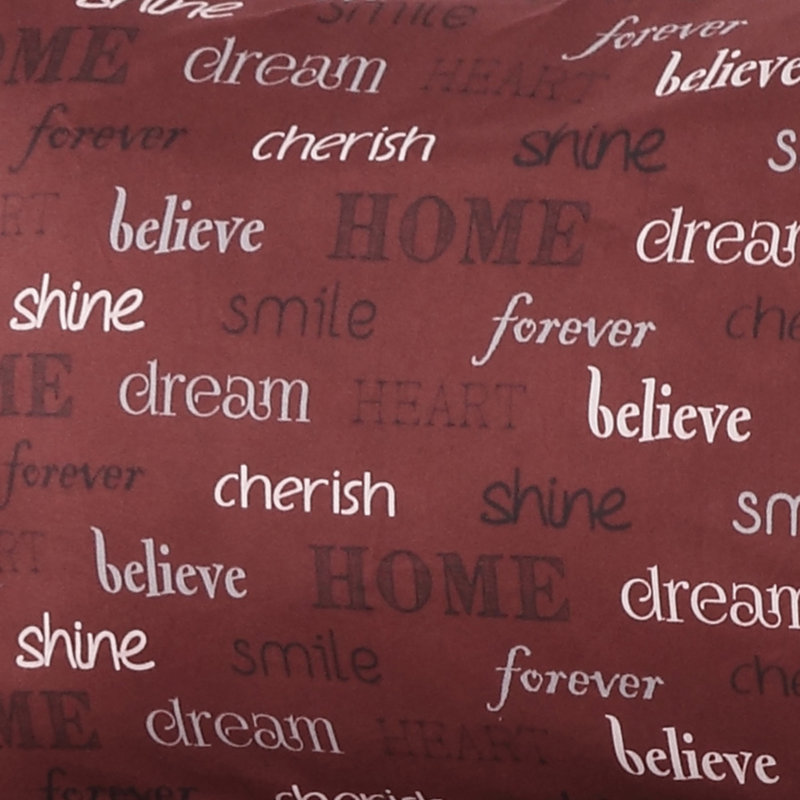 Taies d'oreiller rouge Inspire