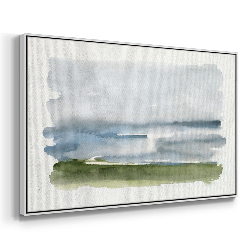«Coastline Splash II», reproduction sur toile encadrée, Blanc, H 27 po x l 41 po x P 2 po