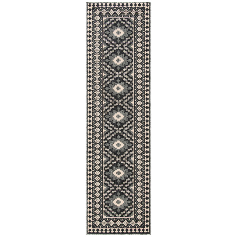 Northpoint Veranda Performance Southwestern Indoor/Outdoor Area Rug, Runner 2'3" x 14'