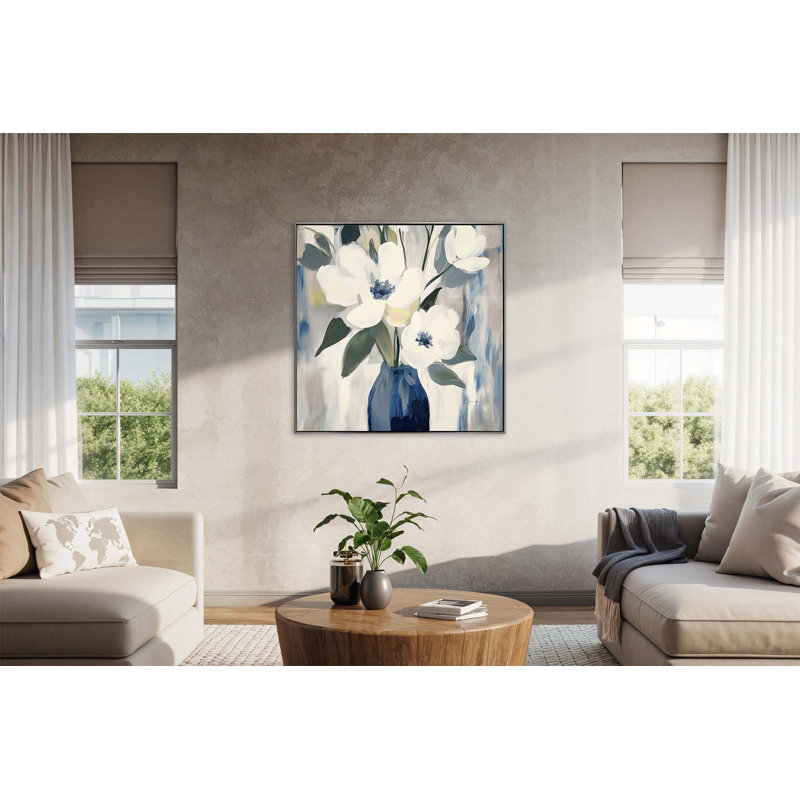 Elegance in White 3 - Framed, Medium