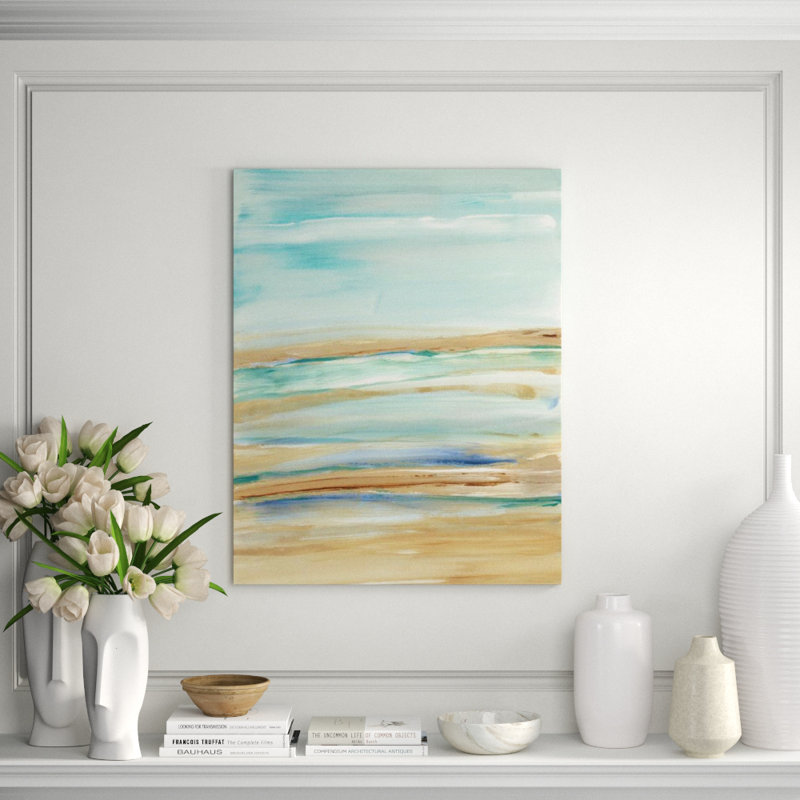 Pelagic Records II Print by Elena Carlie, 46" H x 36" W x 1.5" D, Outdoor