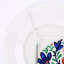 White Spring Wire Dish Holder Decorative Plate