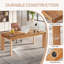 Bureau d'ordinateur l 62,2 po