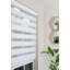 Pinecrest Home Good - stores zébrés de taille personnalisée pour les fenêtres d'intérieur filtrant la lumière et obscurcissant les stores (couleur grise) (hauteur 78 pouces) (largeur 44 pouces)-762943856-762943802