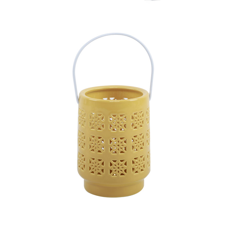 10'' H Ceramic Tabletop Lantern