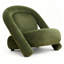Chaise d'appoint moderne en velours sans accoudoirs 30 po avec mousse haute densité-130583691
