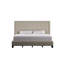 Lit tapissier capitonné standard à profil bas Kaster-517925152-517925153