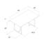 Astor 64" Dining Table-60655383-60655382
