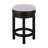 Upholstered Swivel Console Stool