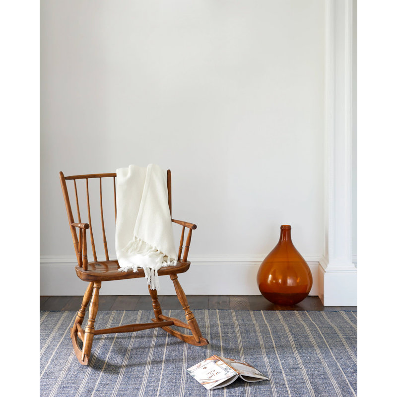 Samson Navy Handwoven Indoor/Outdoor Rug, Rectangle 2' x 3'