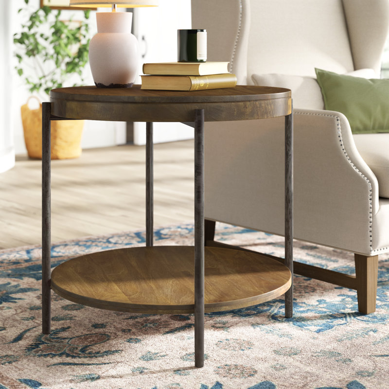 Ashley 28" Wide Round Side Table
