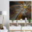 Symétrique fleur jaune fractal - impression d'art graphique-35122440-35122441-119384391