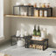 Ensemble de 2 organisateurs de tablettes extensibles, comptoir de cuisine et support à épices pour garde-manger et armoire-1336155211-1319980807