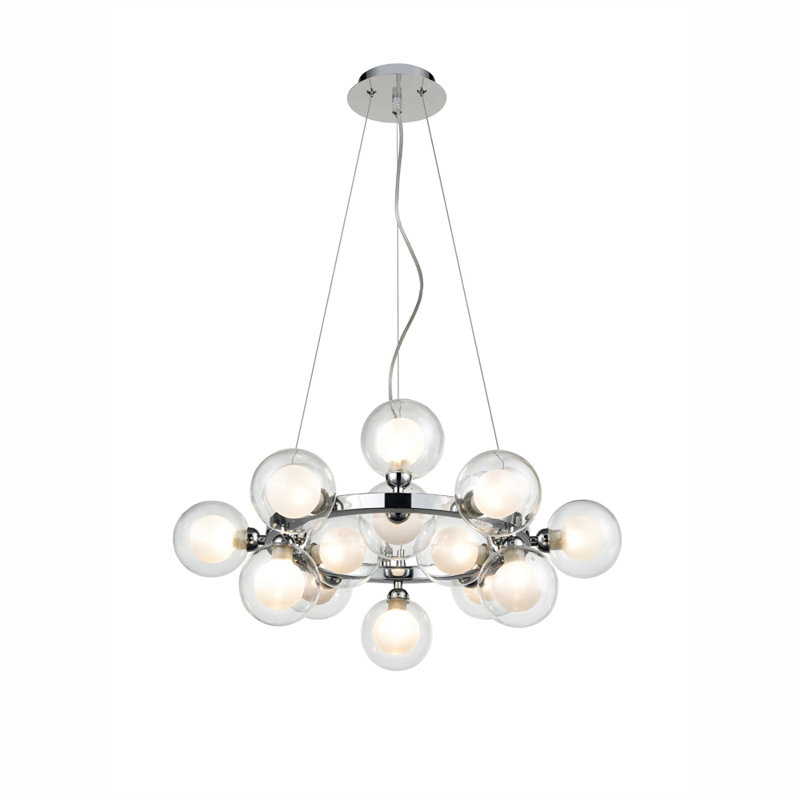 Deva 15 - Light Chrome Sputnik Pendant