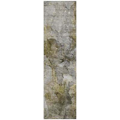Killingly Washable Abstract Indoor / Outdoor Rug