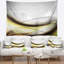 Tapisserie abstraite «Golden Waves»-28505416