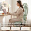 Chaise de bureau ergonomique en filet avec repose-pieds, chaise de jeu avec support lombaire dynamique, accoudoirs et appui-tête réglables, chaise de bureau à haut dossier pour la maison et le bureau (vert)-714833200
