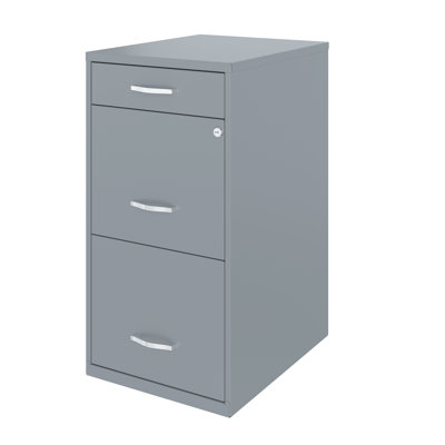 Maegan 3 Drawer Letter Width Vertical Home and Small Office Premiere File Cabinet with Pencil Drawer by Inbox Zero