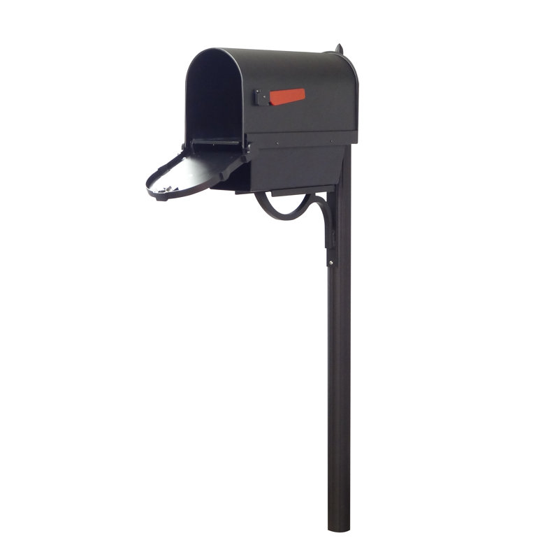 Savannah Aluminum Post Mounted Post box