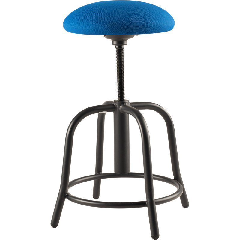 Tabouret actif à hauteur réglable, Bleu de cobalt, Noir