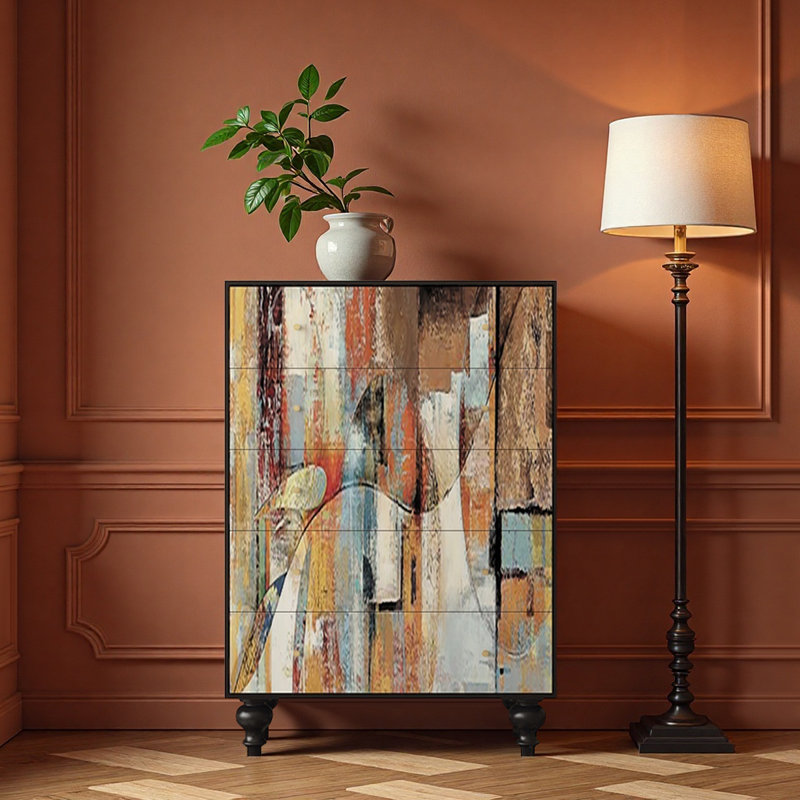 Armoire de décoration de salon moderne et luxueuse