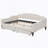 Upholstered Tufted Daybed with Two Drawers