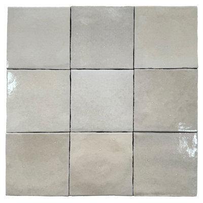 Zelij 4"x4" Ceramic Zellige Look Wall Tile