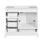 Meuble-lavabo traditionnel 36 po avec lavabo en céramique, armoire de salle de bain avec deux portes à fermeture douce et quatre tiroirs-550891279-550891278