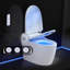 Toilette bidet Smart à double chasse, capteur à pied, chasse occultante, bidet allongé