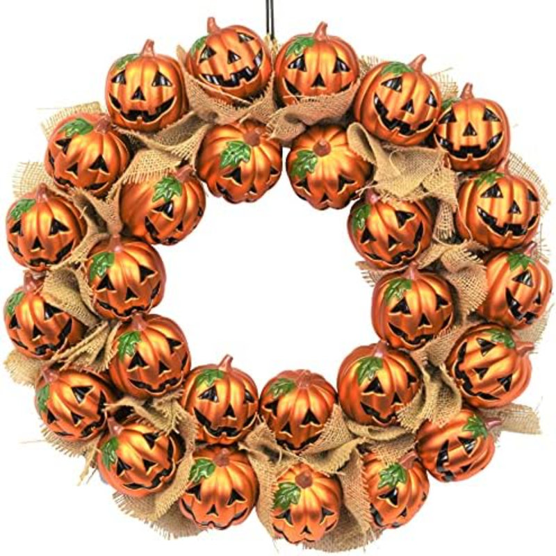Décoration citrouille d'Halloween Jack-O-Lantern