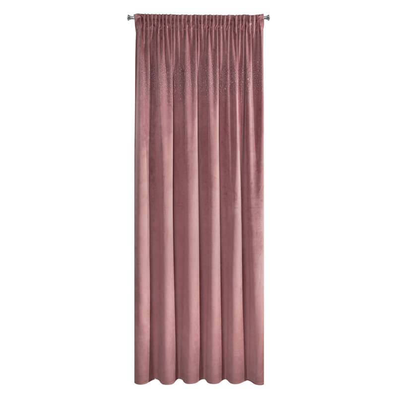 Fredericksburg Blackout Curtains Single Panel, Rose
