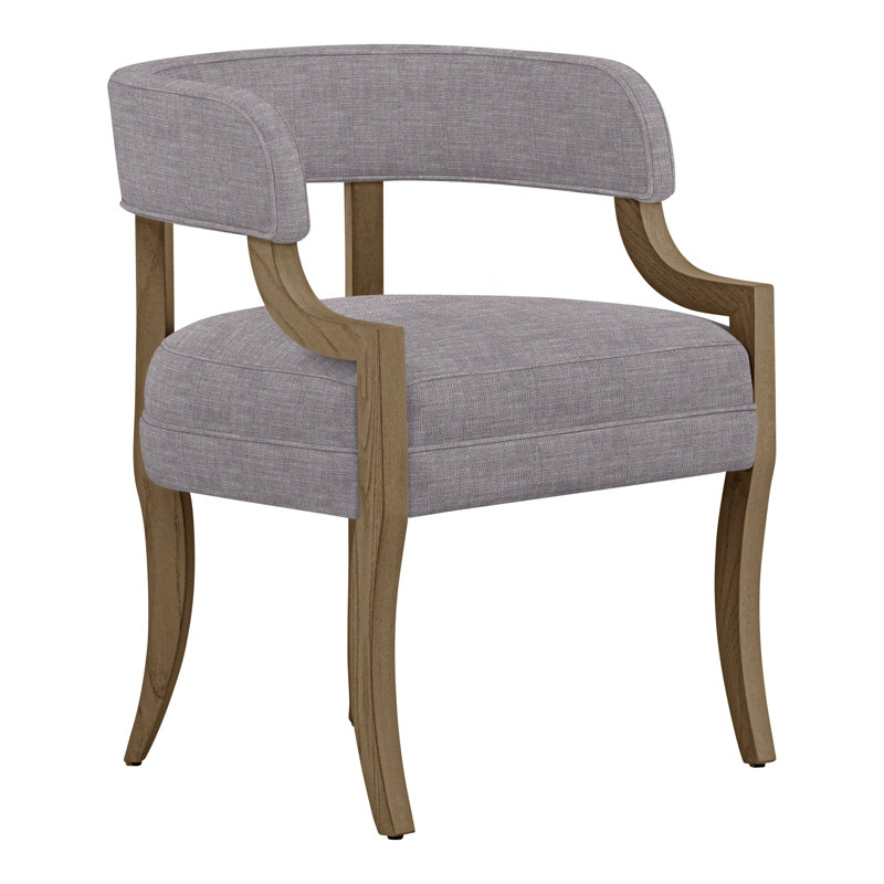 Otisco By Thom Filicia Upholstered Arm Chair, Nomad Slate Crypton® Chenille, Hampton