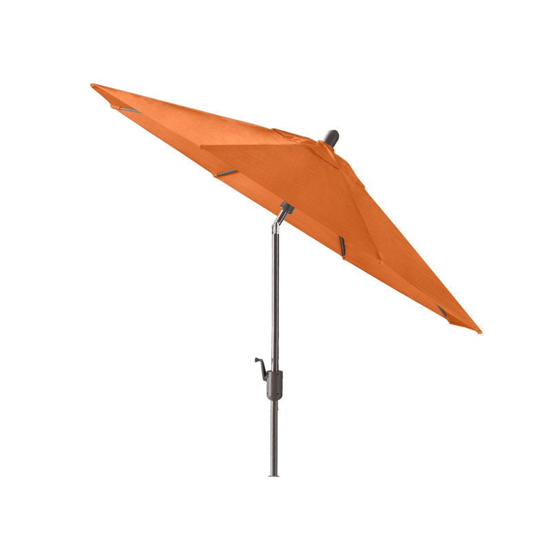 Parasol extérieur en polyester 104 po Natalie, Bronze antique, Beige