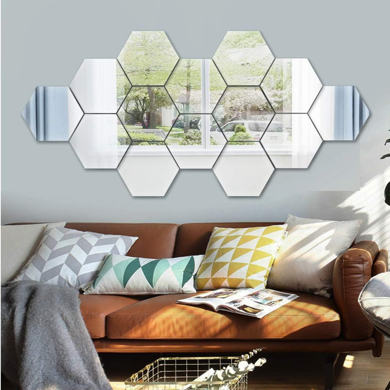 Hexagon Wall Mirror Set
