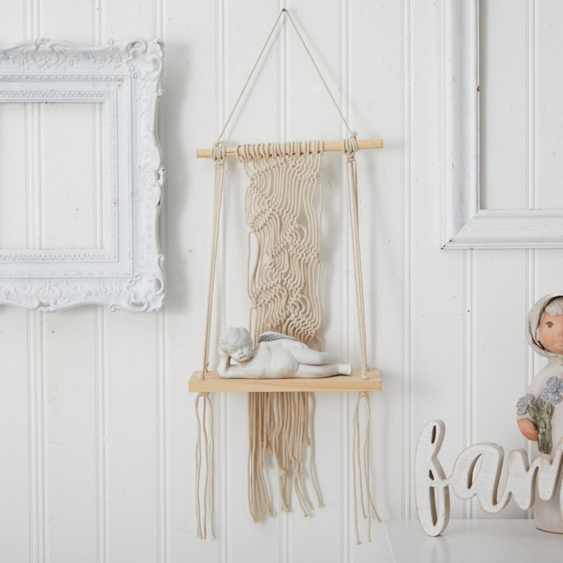 Décoration murale tablette Macrame