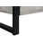 Stylish TV Stand with Storage Drawers for Media Entertainment in Living Room or Bedroom, Rustic Grey Finish and Black Metal Frame-1904688465