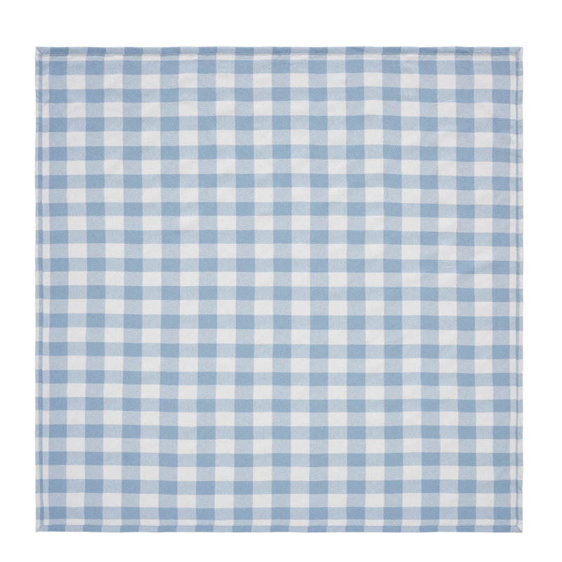 Linge de table à carreaux Annie Buffalo, Bleu / blanc
