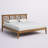 Gaspard Solid Wood Open-Frame Bed-385360718