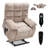 Lift Recliner Chair Heat Massage Dual Motor Infinite Position Up To 350 LBS Large Electric Power Lift Recliners With Power-Remote, Medium-Firm And Heavy Duty-14964945
