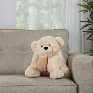 JAYLEY Chocolate Faux Fur Teddy Bear