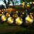 Naly 33.6 Ft Outdoor Led Solar Powered 25-Bulb Globe String Light (no remote control)