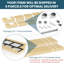 Portes coulissantes doubles en verre givré avec ensemble de quincaillerie d'installation-112954354-125588056