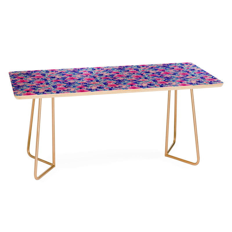 Table basse jacqueline maldonado oiseaux et fleurs